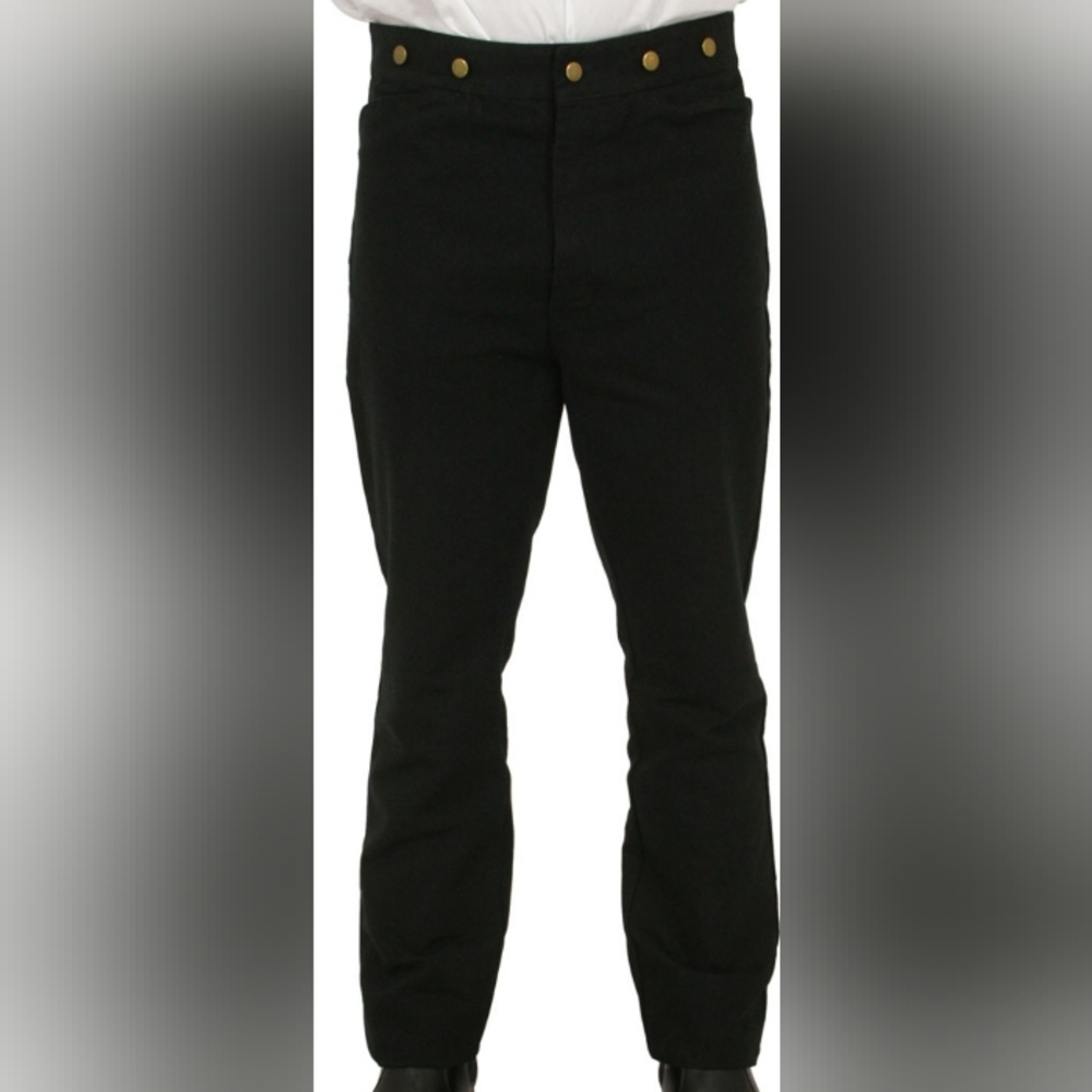 Men's Black Frontier Western Trousers